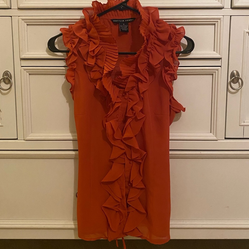 ANTILIA FEMME -Ruffle tank